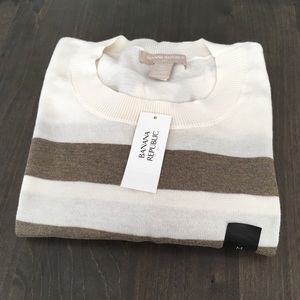 Women’s Banana Republic Sweater (Cream/Brown)